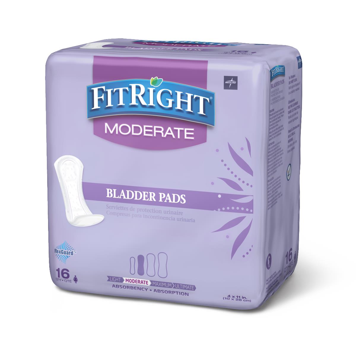 FitRight ActivEdge Women's Bladder Control Pads