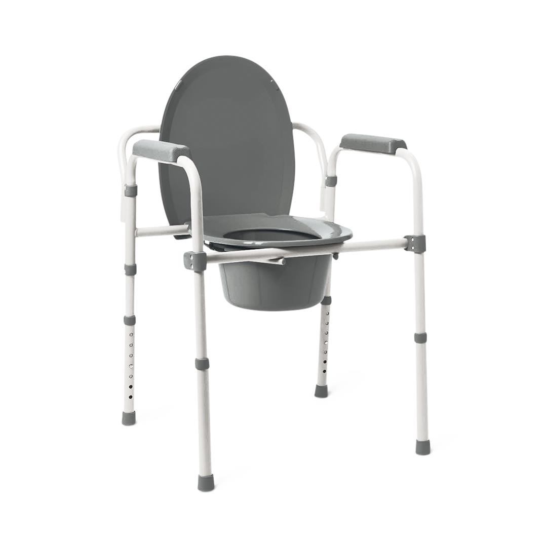 Medline Steel Commode with Microban