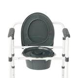 Medline Steel Commode with Microban