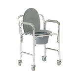 Medline Aluminum Commodes with Wheels