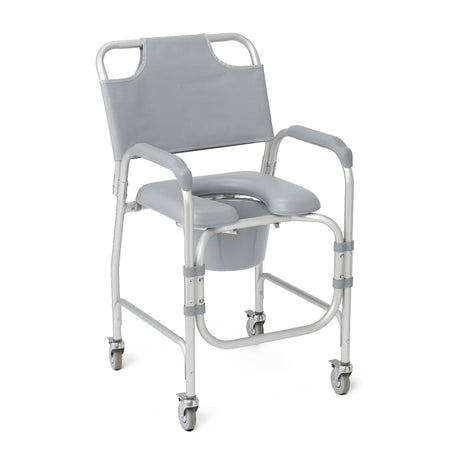 Medline Aluminum Commodes with Wheels