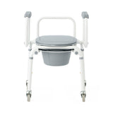 Medline Aluminum Commodes with Wheels
