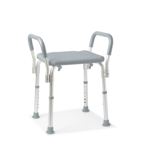 Medline Shower Chair with Arms and without Back - BeHope