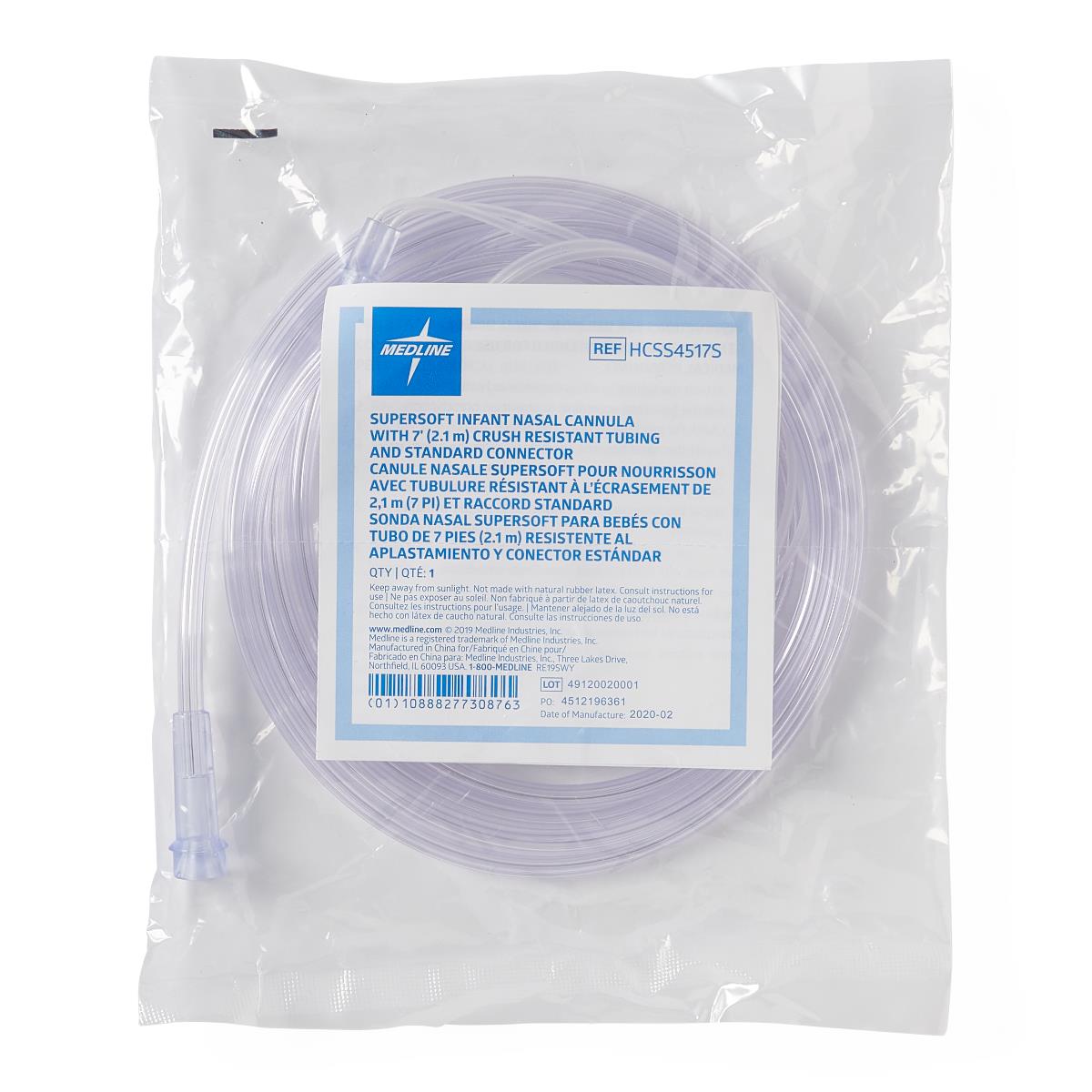 Supersoft Oxygen Cannulas With Standard Connector - BeHope