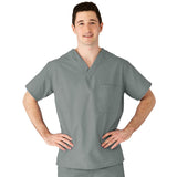 AngelStat Unisex Reversible  Scrub Tops with Angelica CC - Misty (Style 610)