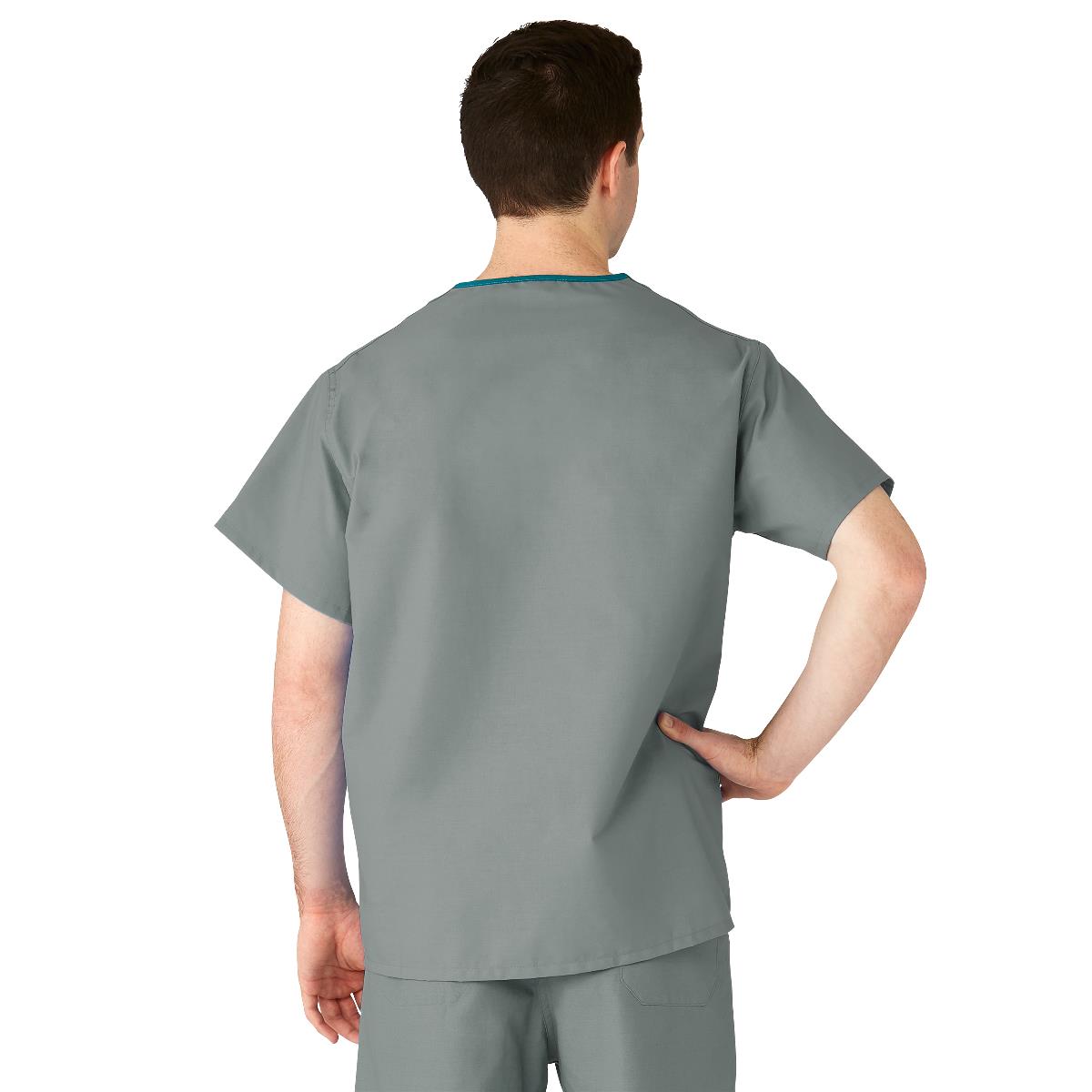 AngelStat Unisex Reversible  Scrub Tops with Angelica CC - Misty (Style 610)