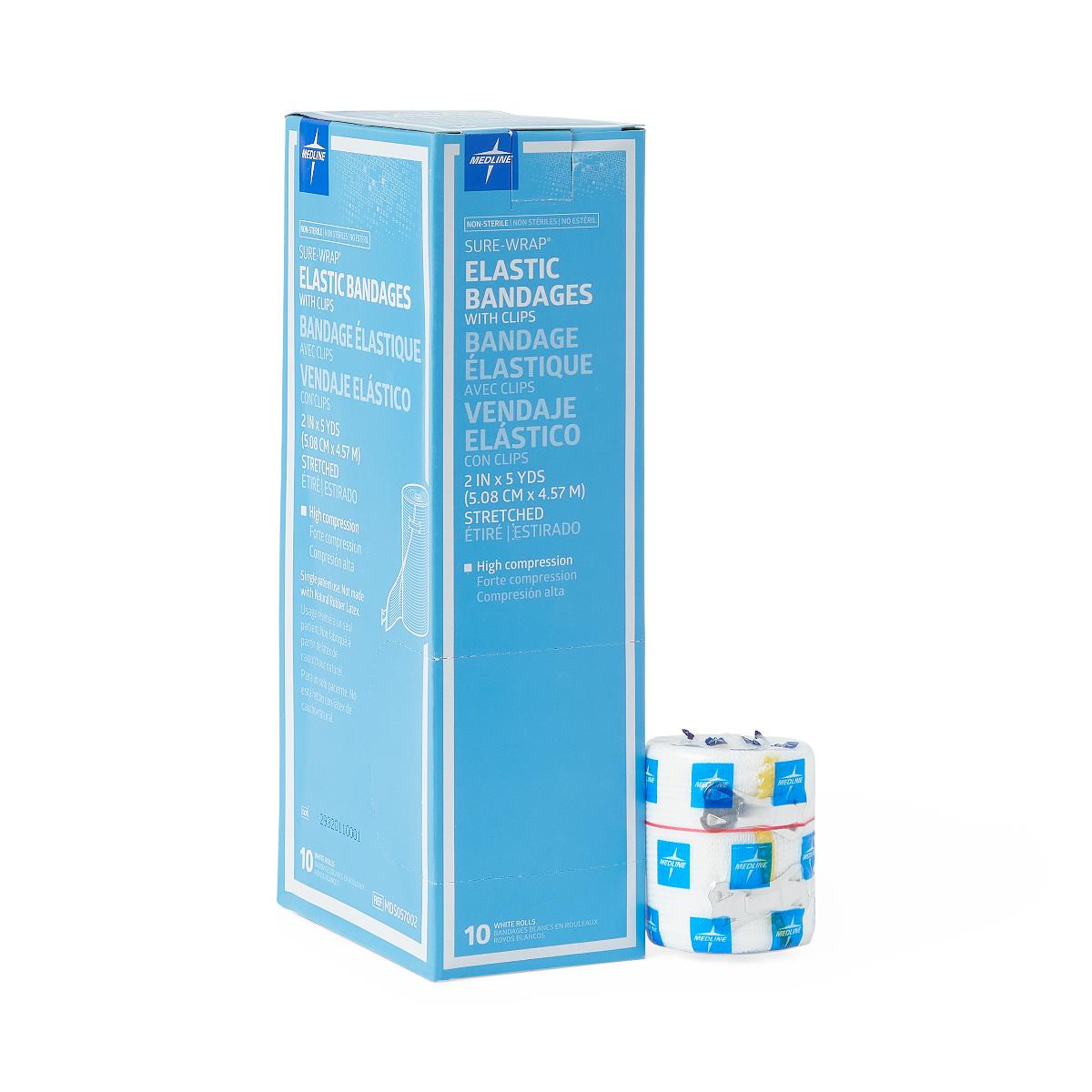 Medline Sure-Wrap Nonsterile Elastic Bandages
