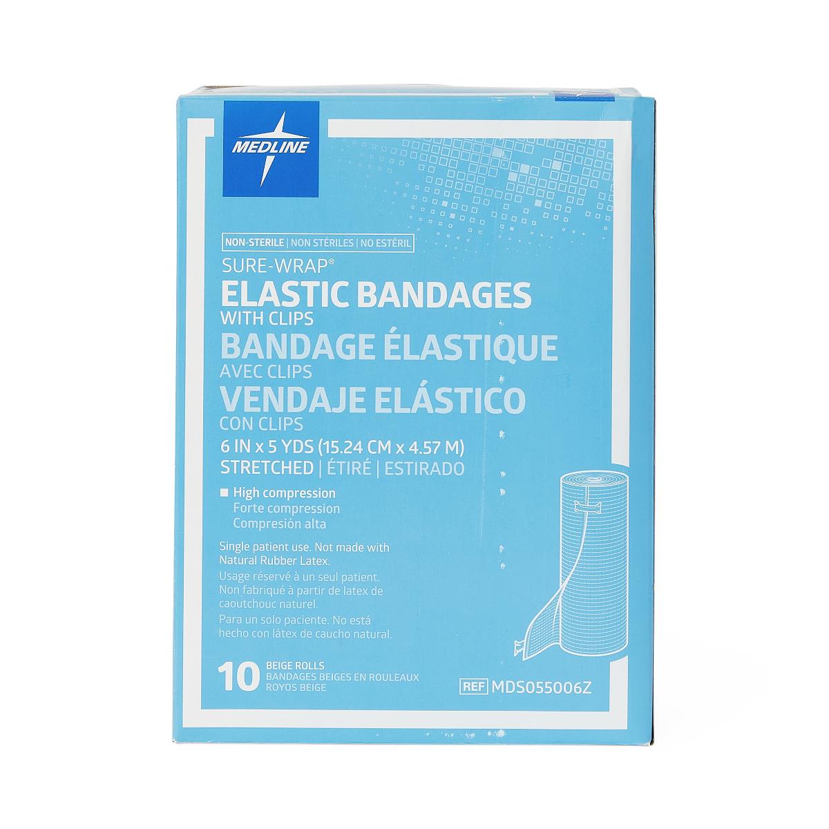 Medline Sure-Wrap Nonsterile Elastic Bandages