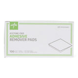 Medline Acetone-free Medical Adhesive Remover Pad, in-use application.