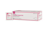Medline Obstetrical Cleaning Towelettes, towelette in hand, demonstrating flexibility and softness.