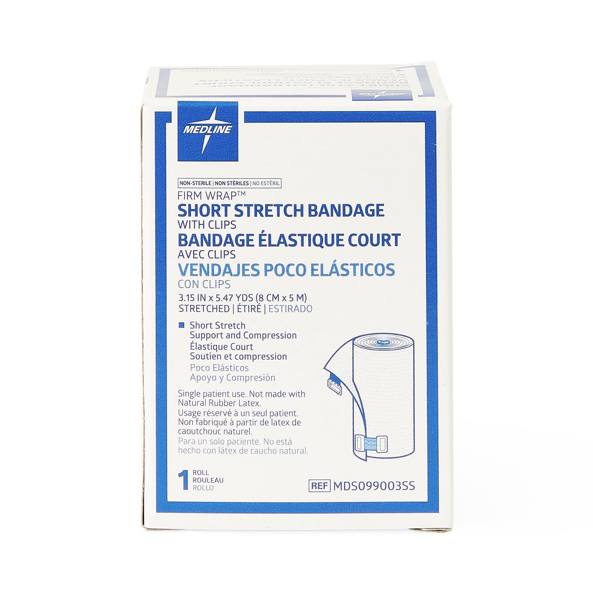 Medline Firm-Wrap Short Stretch Bandages