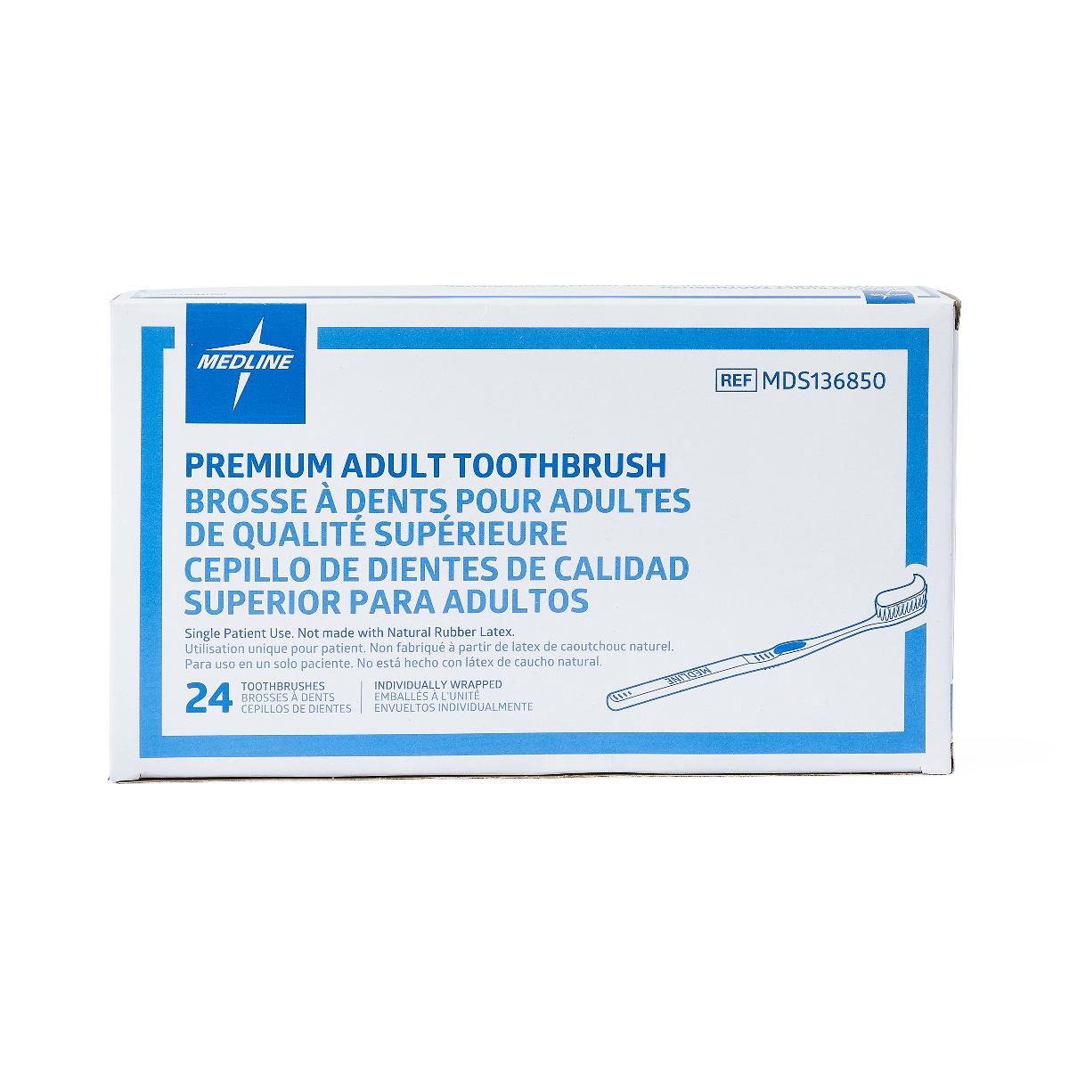 Medline Premium Adult Toothbrush
