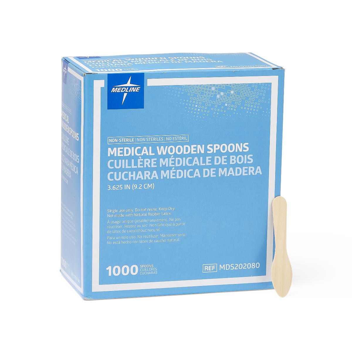 Medline Wooden Medical Spoon - BeHope