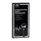 Medline Adult Stainless Steel Stethoscopes