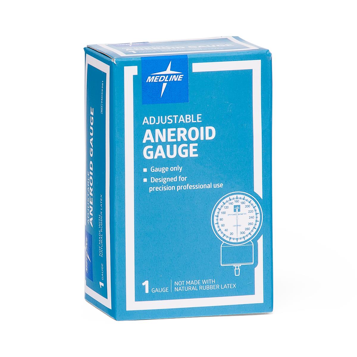 Medline Handheld Aneroid Blood Pressure Gauge