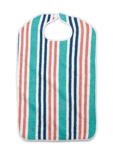 Medline Terry Cloth Striped Clothing Protectors