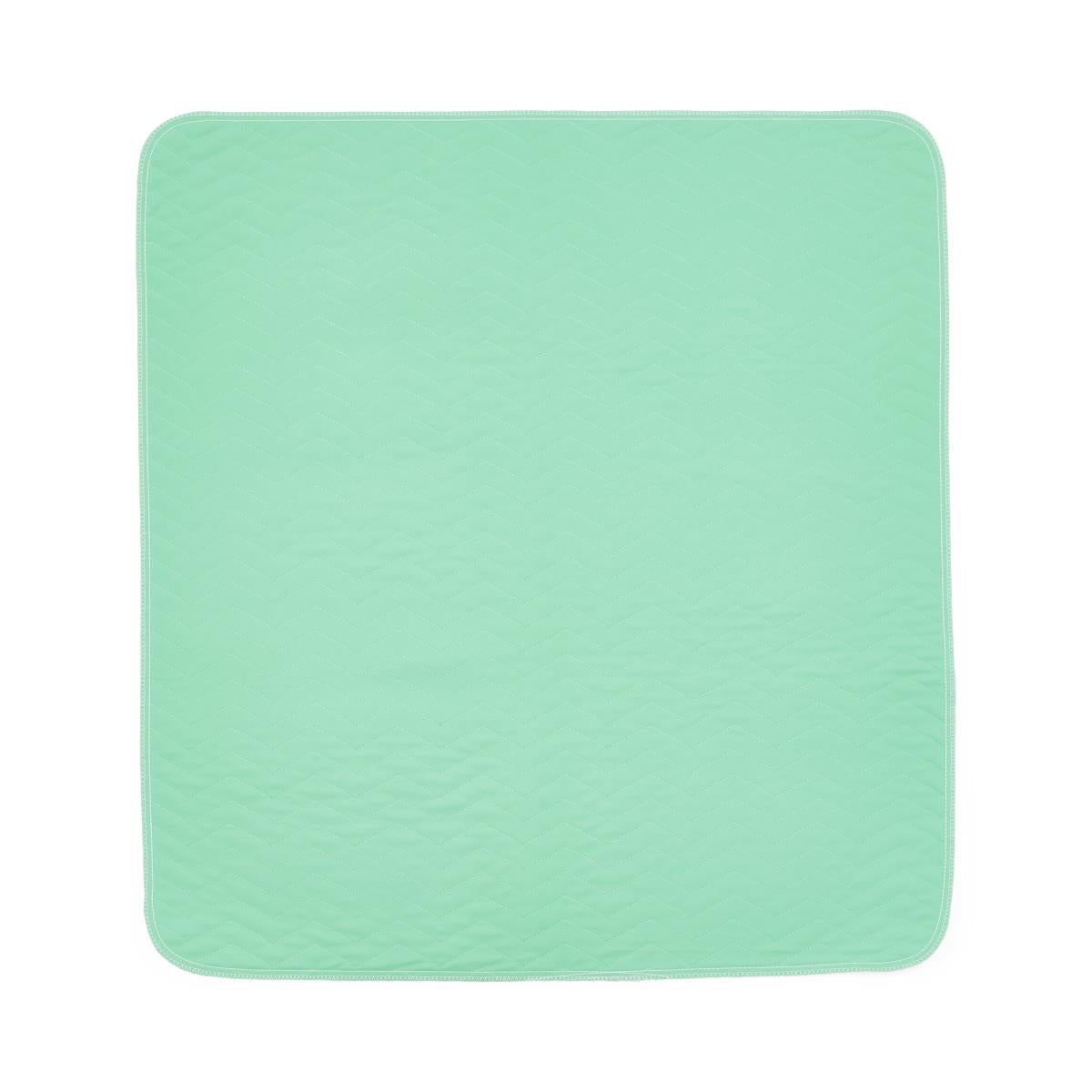 Underpad 34" X 36" Quick-dry Poly Laminated Blue Outer Cover With Green Facing