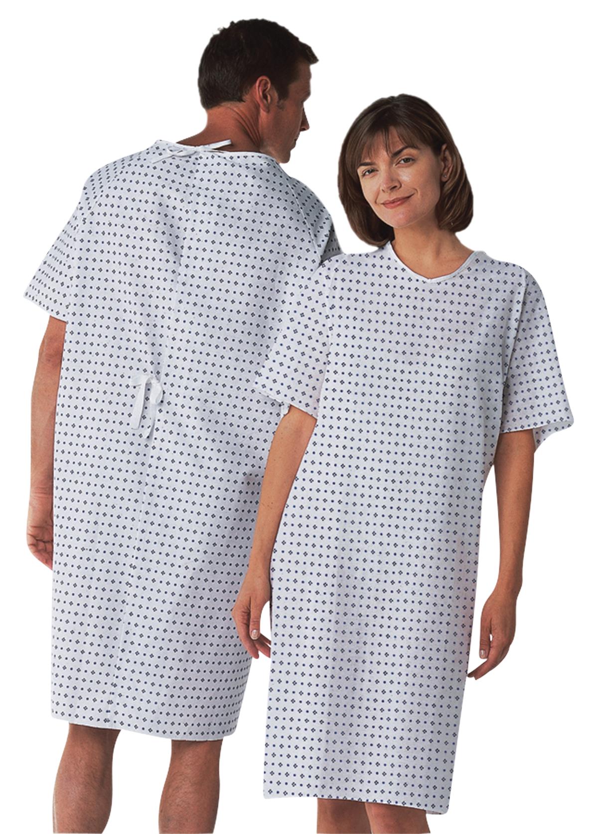 Medline Cotton/Poly Blend Patient Gowns