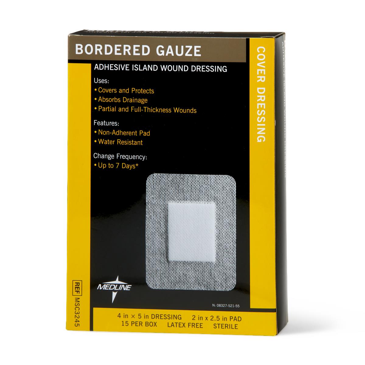 Medline Bordered Gauze Adhesive Island Wound Dressings - BeHope