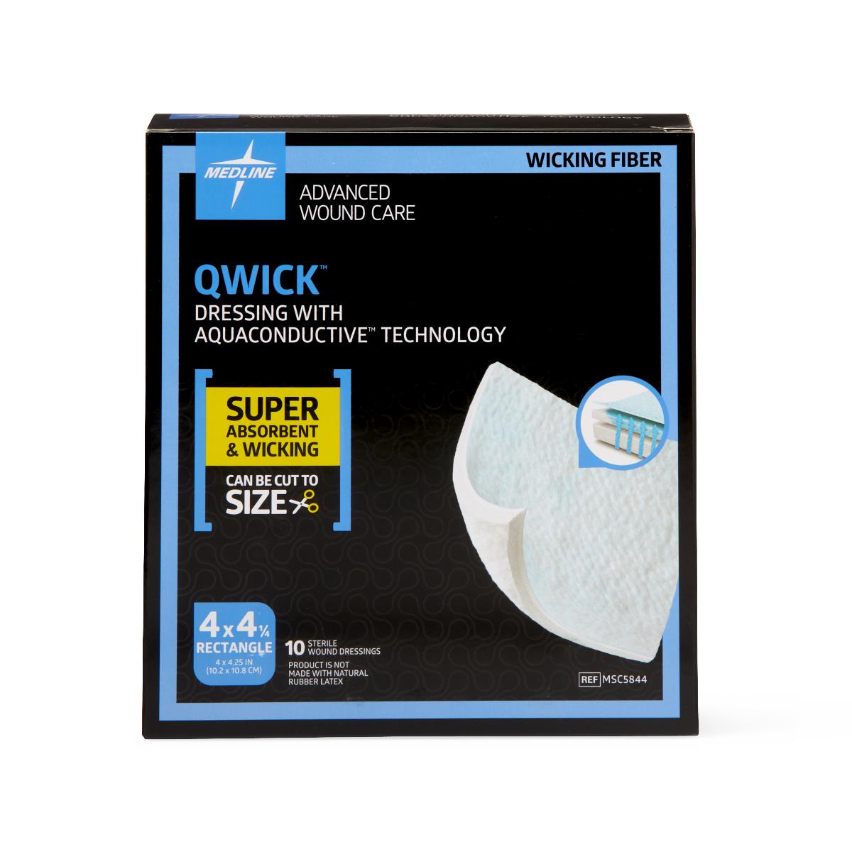 Qwick Nonadhesive Superabsorbent Wound Dressings - BeHope