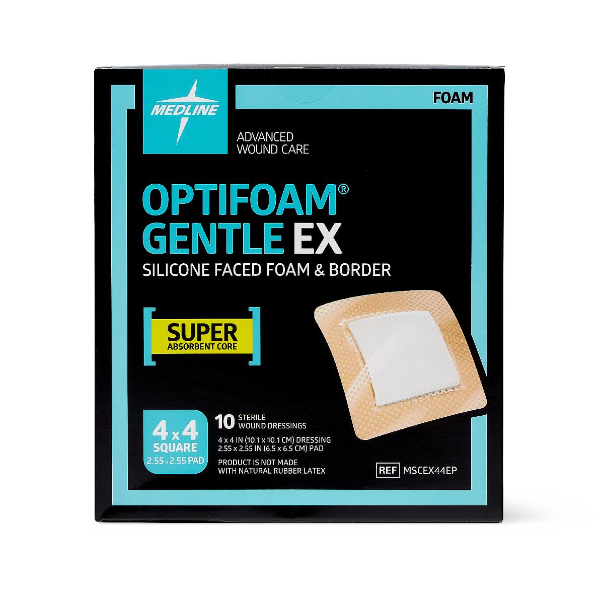 Optifoam Gentle Ex Silicone-faced Foam Wound Dressings - BeHope