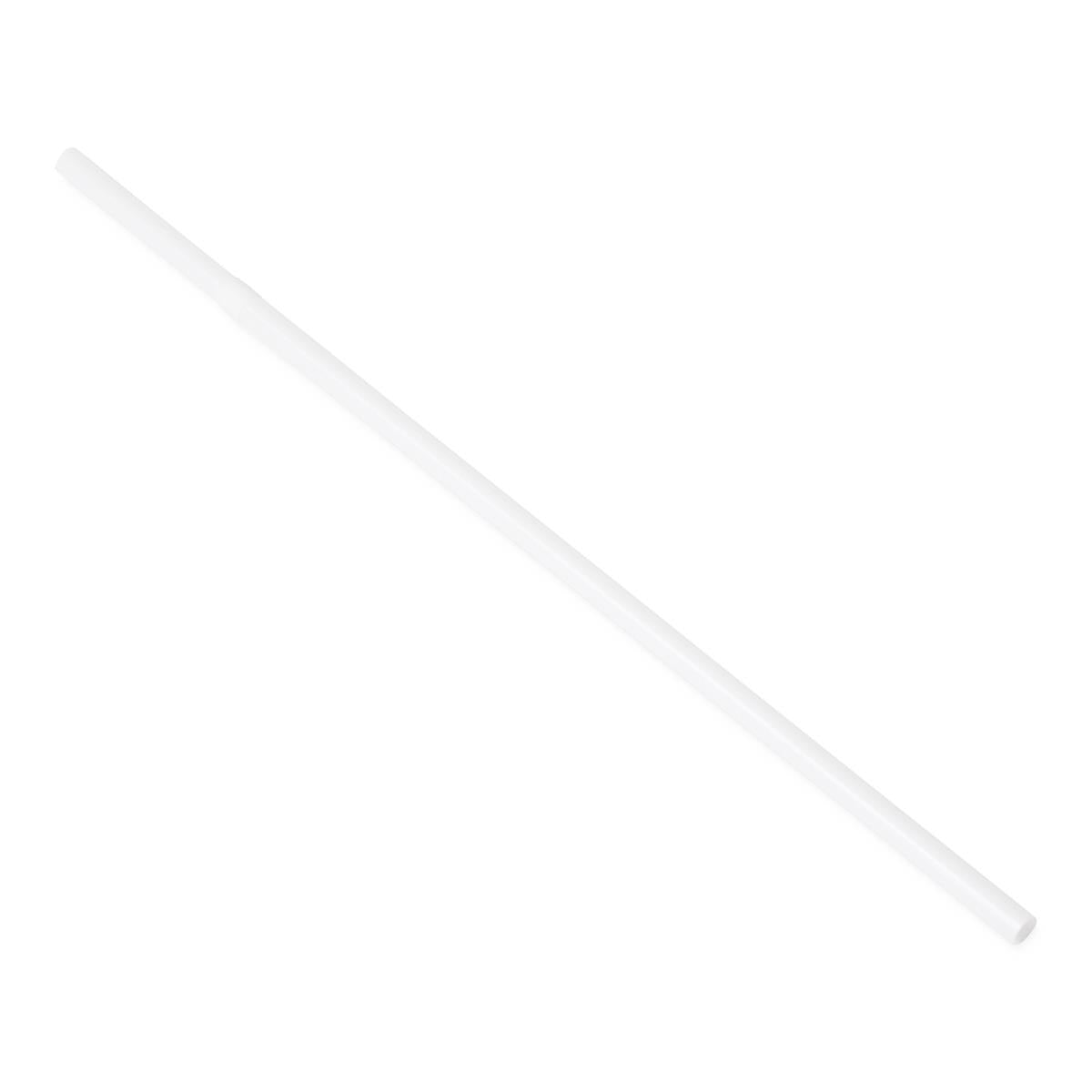 Several Medline flexible plastic drinking straws, close-up detail