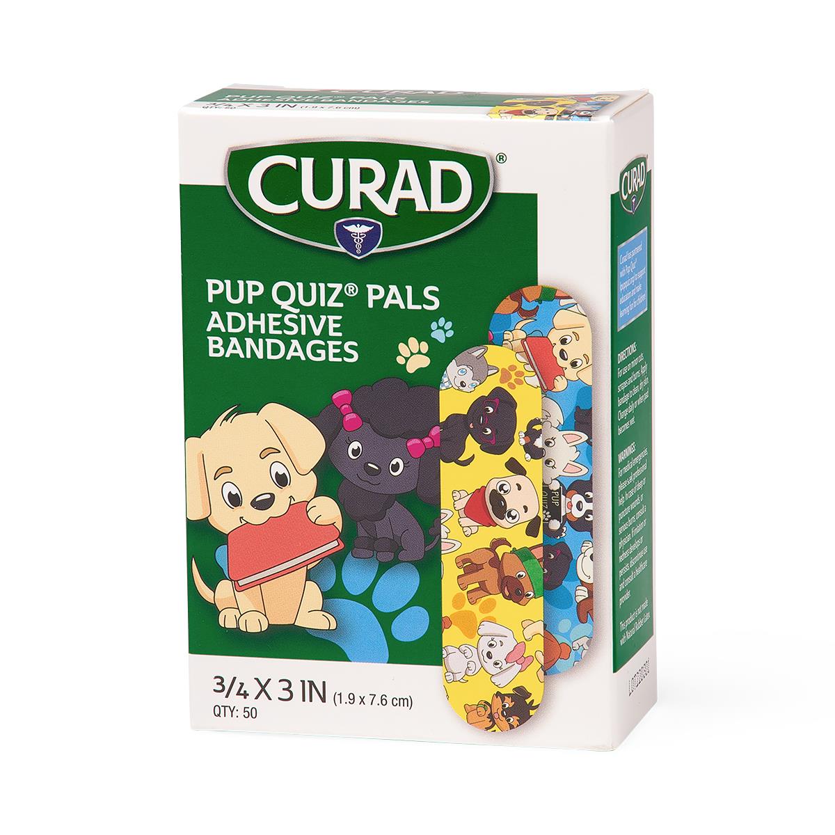 Curad Pup Quiz Pals Adhesive Bandages - BeHope