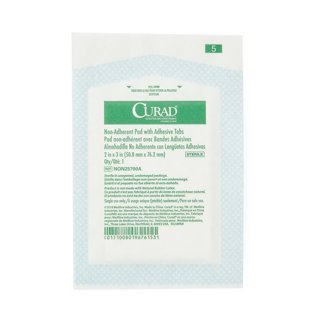 Curad Sterile Nonadherent Pads With Adhesive Tabs - BeHope