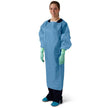 Medline Disposable Open-Back Poly-Coated Cover Gown