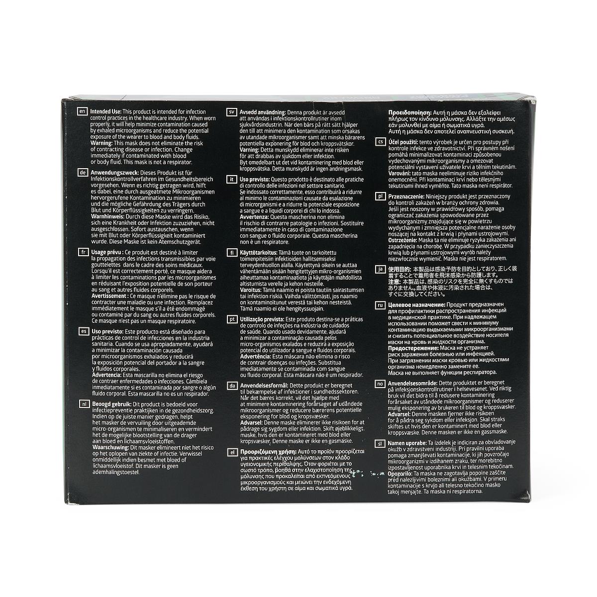 Medline ASTM Level 1 Surgical Face Mask with Anti-Fog and Ties