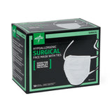 Medline ASTM Level 1 Surgical Mask with Hypoallergenic Filter and Ties
