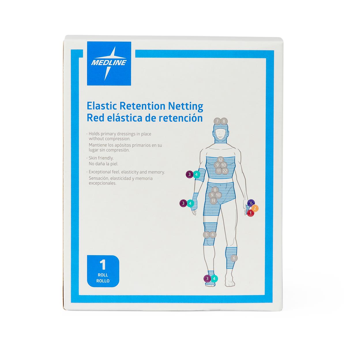 Medline Stretch Tubular Elastic Dressing Retention Nets