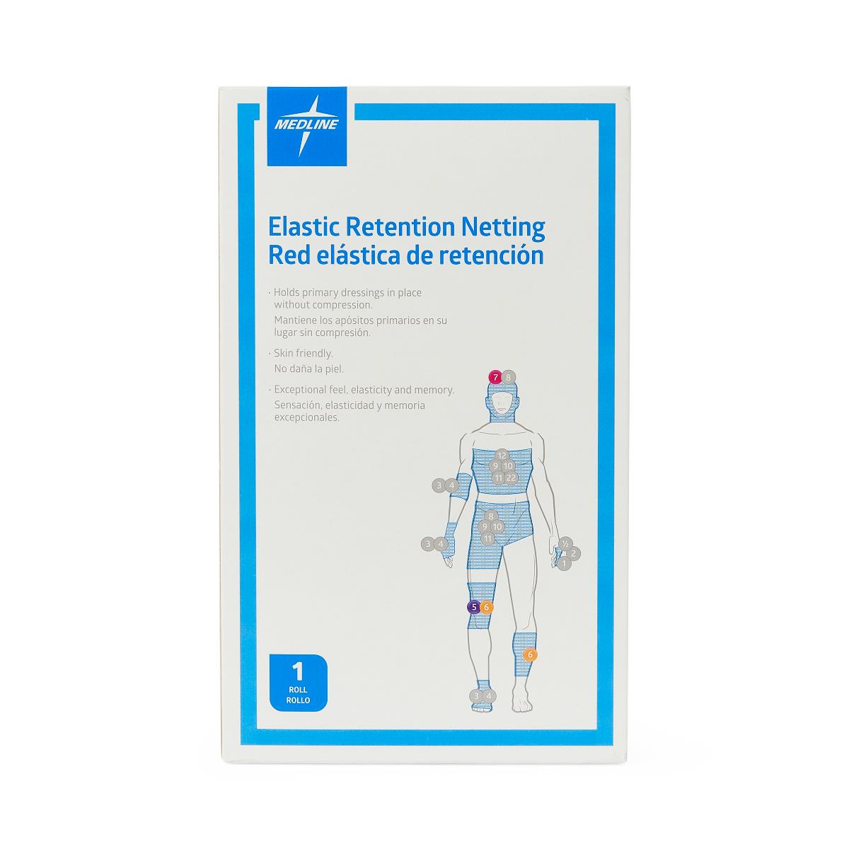 Medline Stretch Tubular Elastic Dressing Retention Nets
