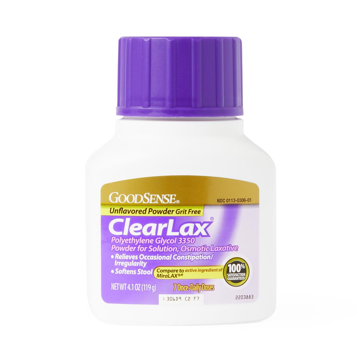 Goodsense Clearlax Polyethylene Glycol Laxative Powder - BeHope