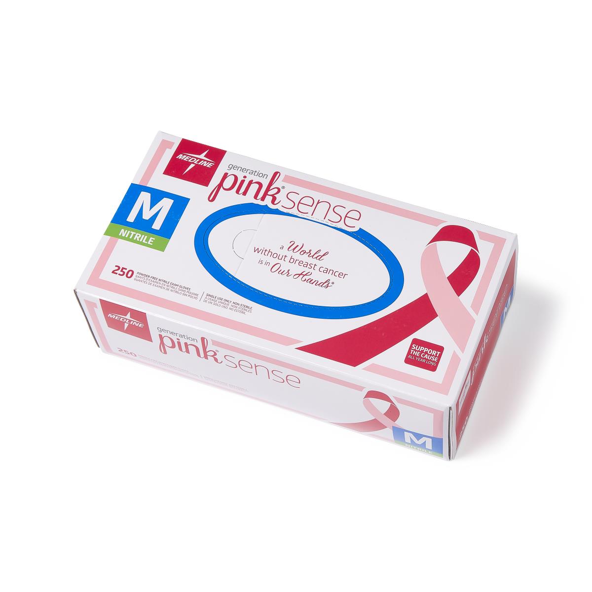 Generation Pink Sense Powder-Free Nitrile Exam Gloves