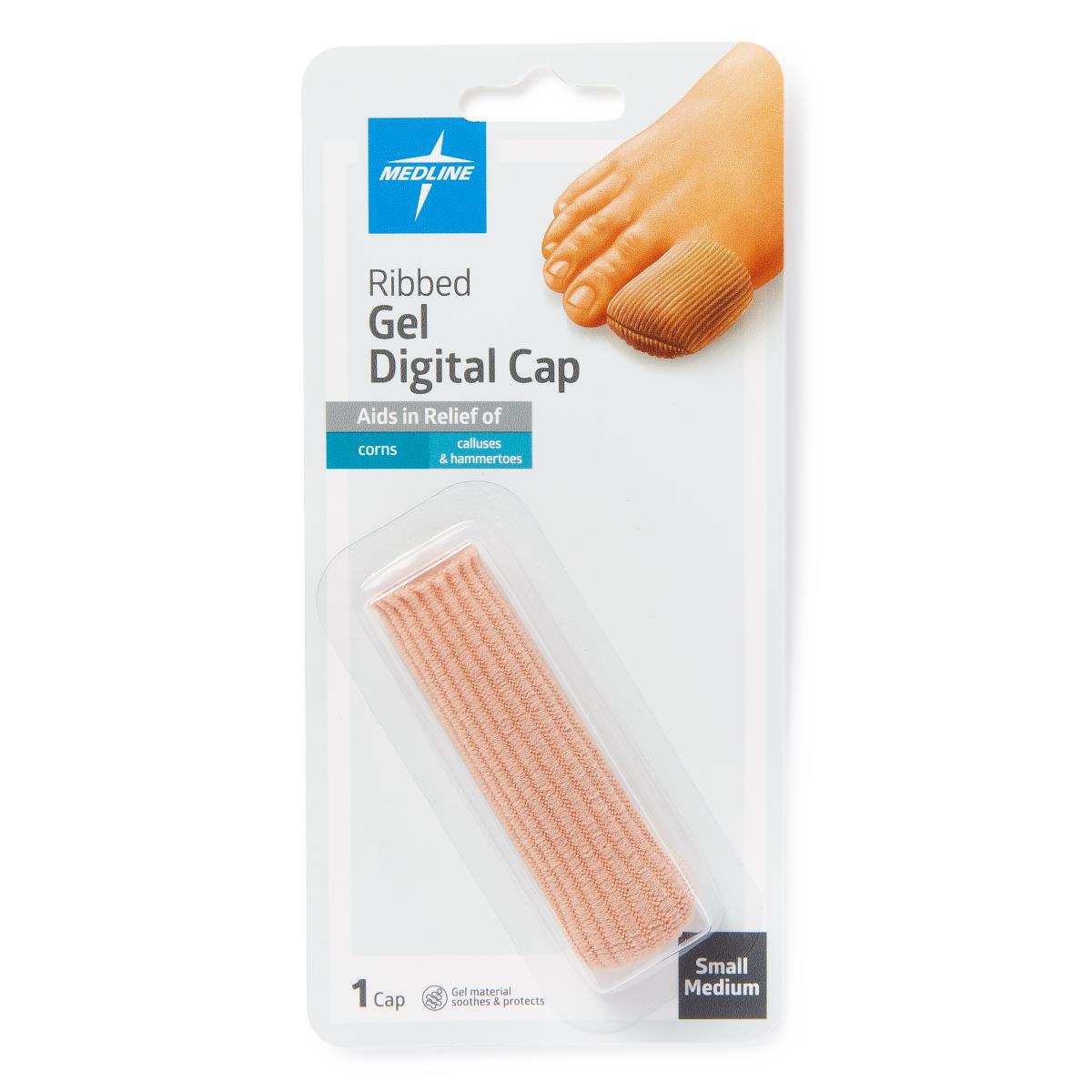 Gel Ribbed Digital Toe Caps - BeHope