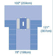 UltraGard Laparotomy Drapes with Pouches - BeHope