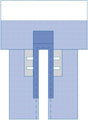 Sterile CV Split Surgical Drape with Clear Anesthesia Pouch - BeHope
