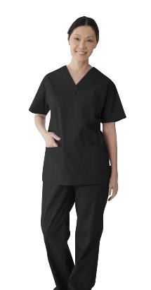 ComfortEase Women's 2-Pocket Scrub Tops (Style 8801)