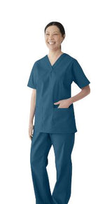 ComfortEase Women's 2-Pocket Scrub Tops (Style 8801)