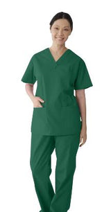 ComfortEase Women's 2-Pocket Scrub Tops (Style 8801)