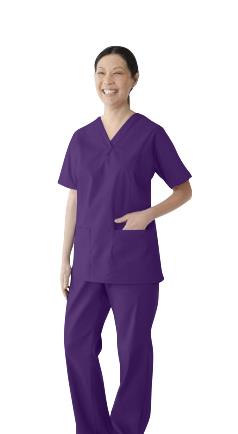 ComfortEase Women's 2-Pocket Scrub Tops (Style 8801)