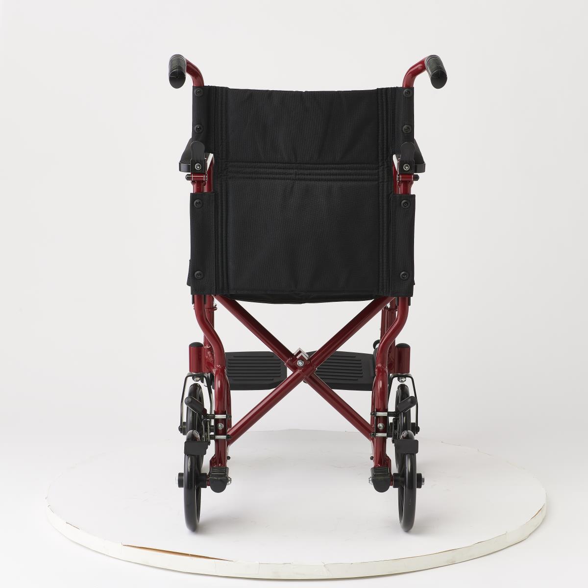 Medline Basic Aluminum Transport Chair with 8" Wheels