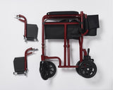 Medline Basic Aluminum Transport Chair with 8" Wheels