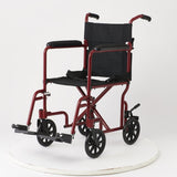 Medline Basic Aluminum Transport Chair with 8" Wheels