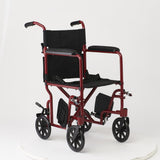 Medline Basic Aluminum Transport Chair with 8" Wheels