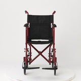 Medline Basic Aluminum Transport Chair with 8" Wheels