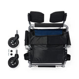 Medline Fold-flat Aluminum Transport Chairs - BeHope