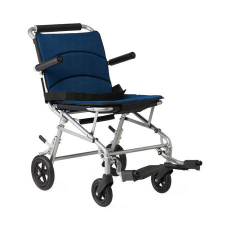 Medline Fold-Flat Aluminum Transport Chairs