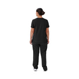 Staten AVE Women's Yoga-Style Scrub Tops with Zipper Pockets (Style 4865)